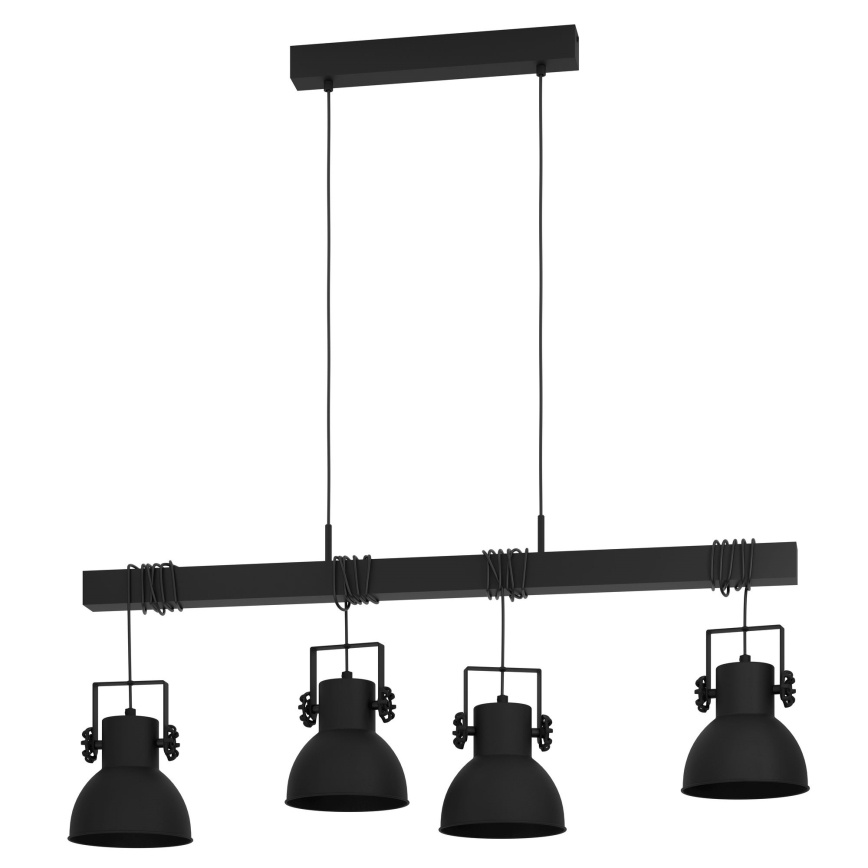 Eglo - Hanglamp aan een koord 4xE27/40W/230V