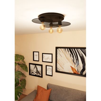 Eglo - Plafondlamp 3xE27/40W/230V