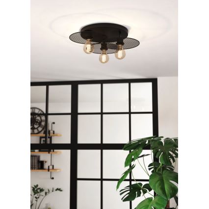 Eglo - Plafondlamp 3xE27/40W/230V