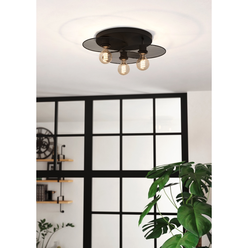 Eglo - Plafondlamp 3xE27/40W/230V