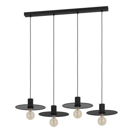 Eglo - Hanglamp aan een koord 4xE27/40W/230V