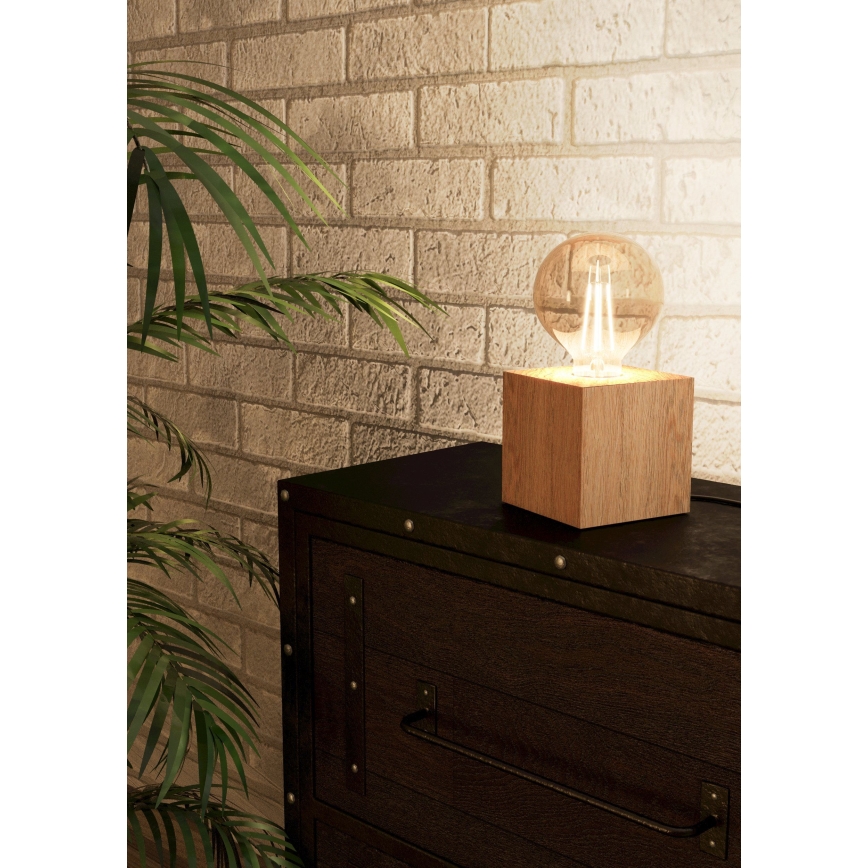 Eglo - Lampe de table 1xE27/40W/230V beige