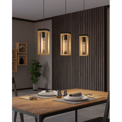 Eglo - Hanglamp aan kabel 3xE27/40W/230V