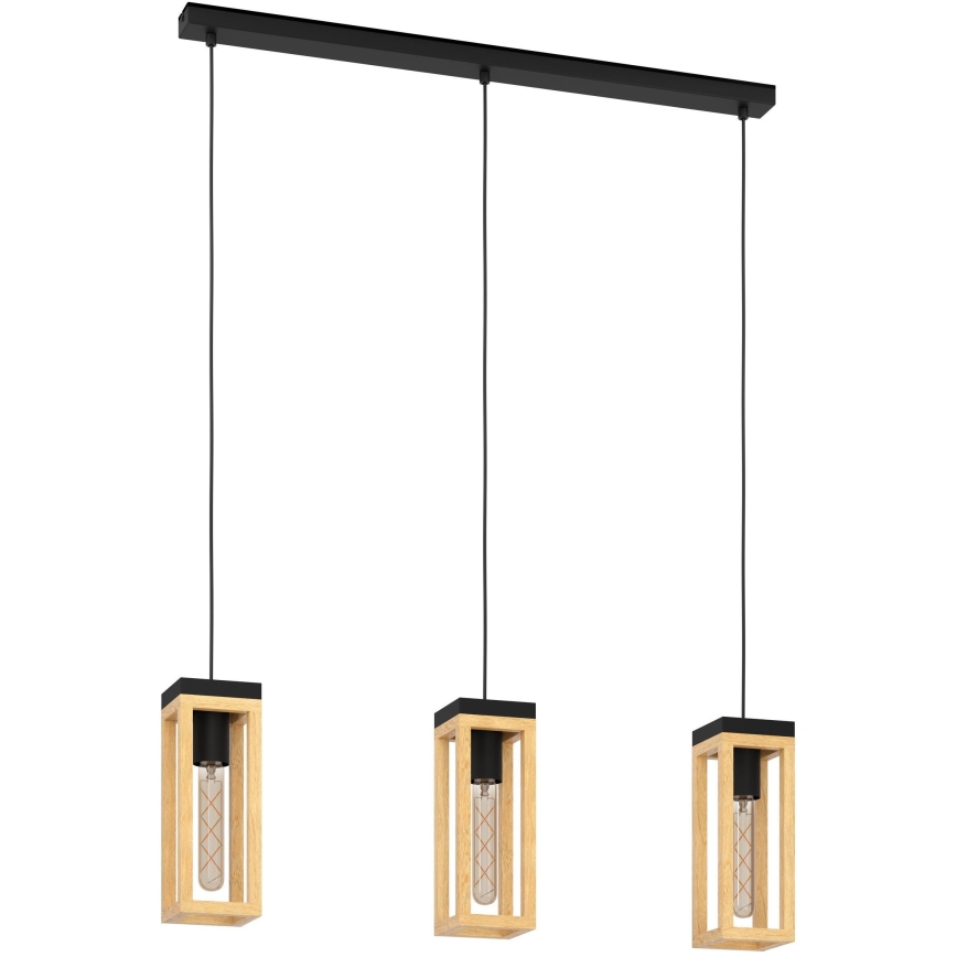 Eglo - Suspension filaire 3xE27/40W/230V