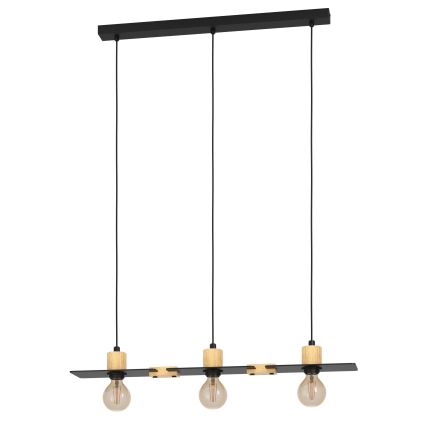 Eglo - Hanglamp aan een koord 3xE27/40W/230V