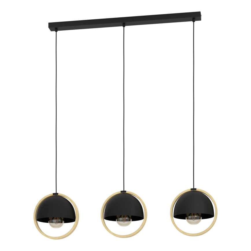 Eglo - Hanglamp aan een koord 3xE27/40W/230V