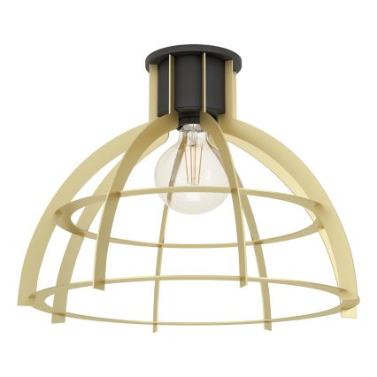 Eglo - Plafondlamp 1xE27/40W/230V goud