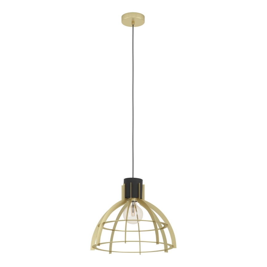 Eglo - Hanglamp aan een koord 1xE27/40W/230V goud