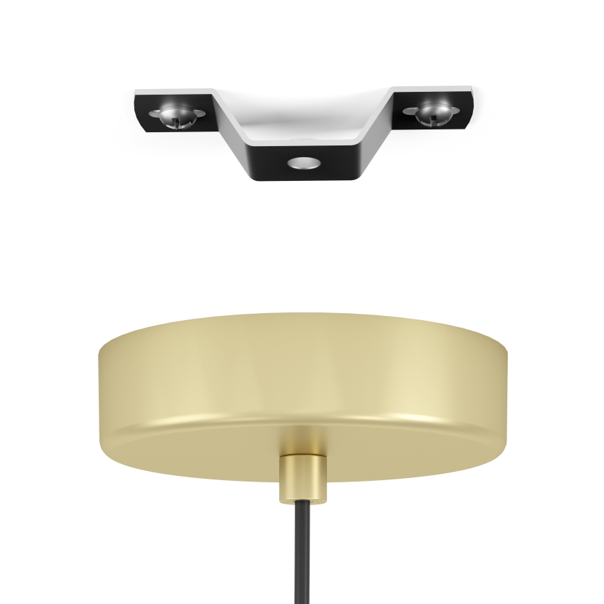 Eglo - Hanglamp aan een koord 1xE27/40W/230V goud