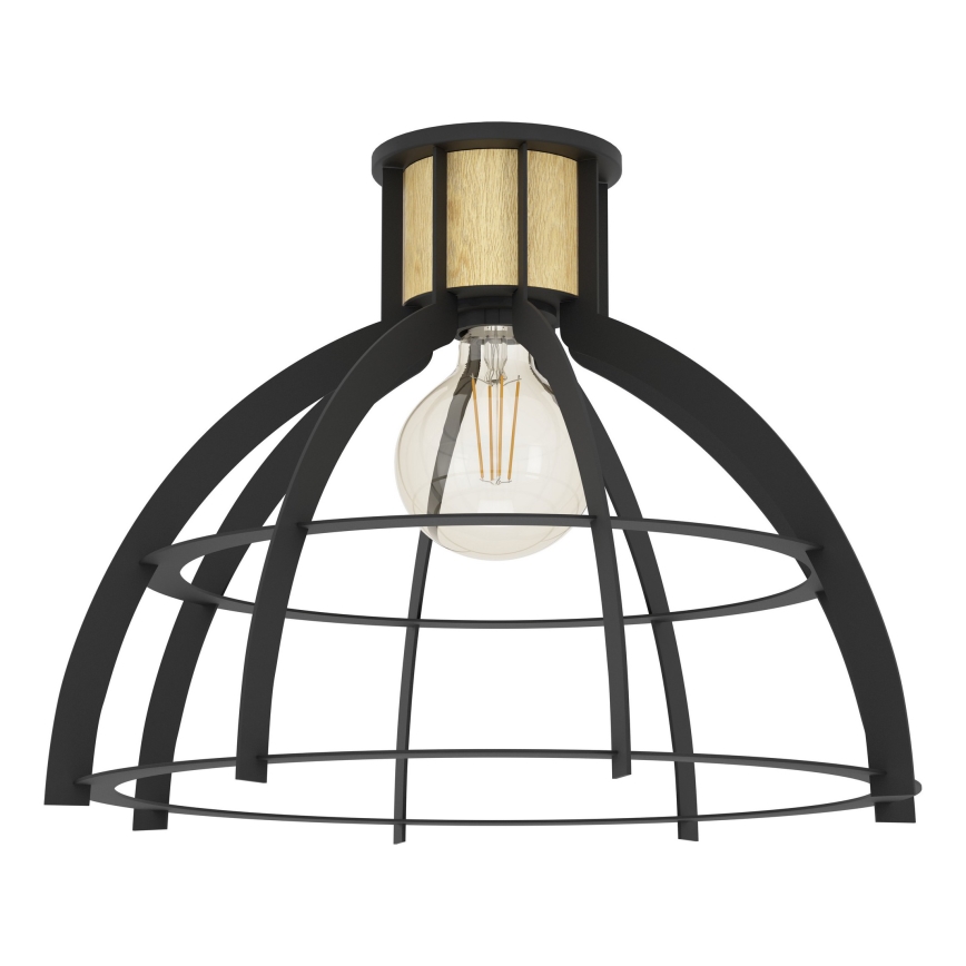 Eglo - Plafondlamp 1xE27/40W/230V zwart