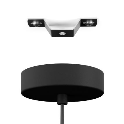 Eglo - Hanglamp aan een koord 1xE27/40W/230V zwart