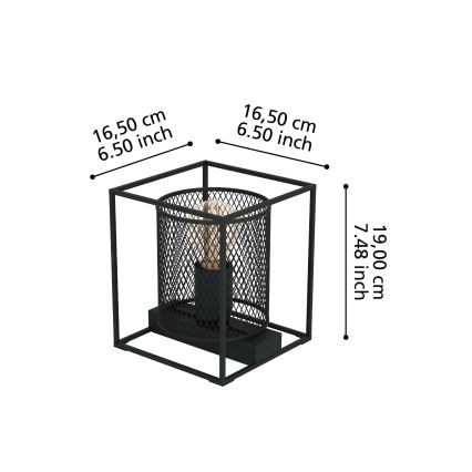 Eglo - Tafellamp 1xE27/40W/230V