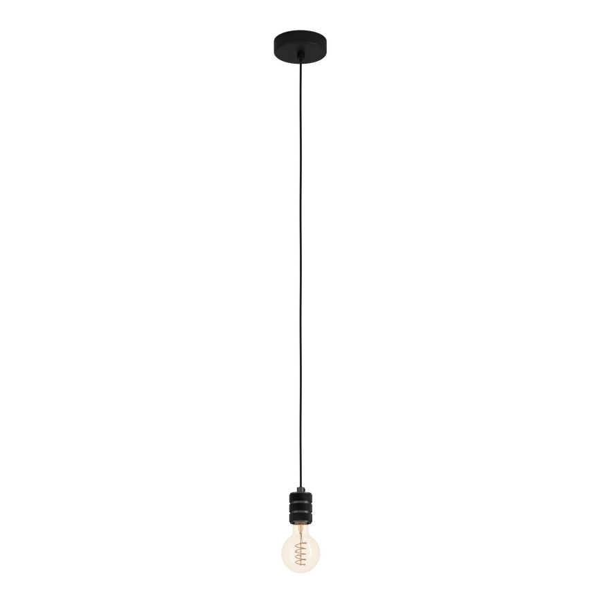 Eglo - Hanglamp aan kabel 1xE27/40W/230V zwart