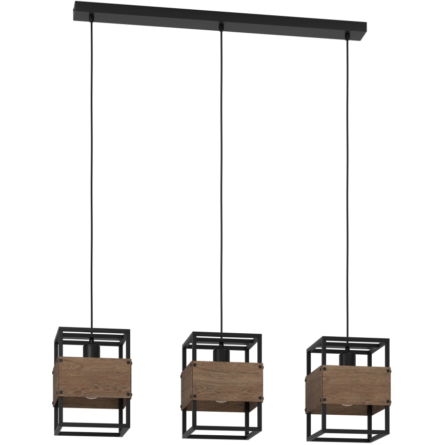 Eglo - Suspension filaire 3xE27/40W/230V