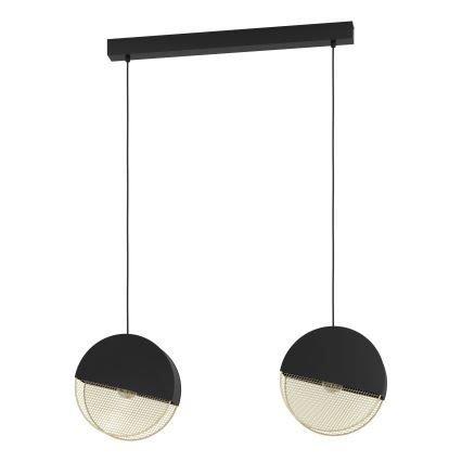 Eglo - Hanglamp aan een koord 2xE27/40W/230V
