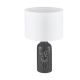 Eglo - Lampe de table 1xE27/40W/230V blanc/noir