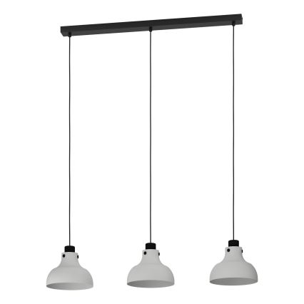 Eglo - Suspension filaire 3xE27/40W/230V