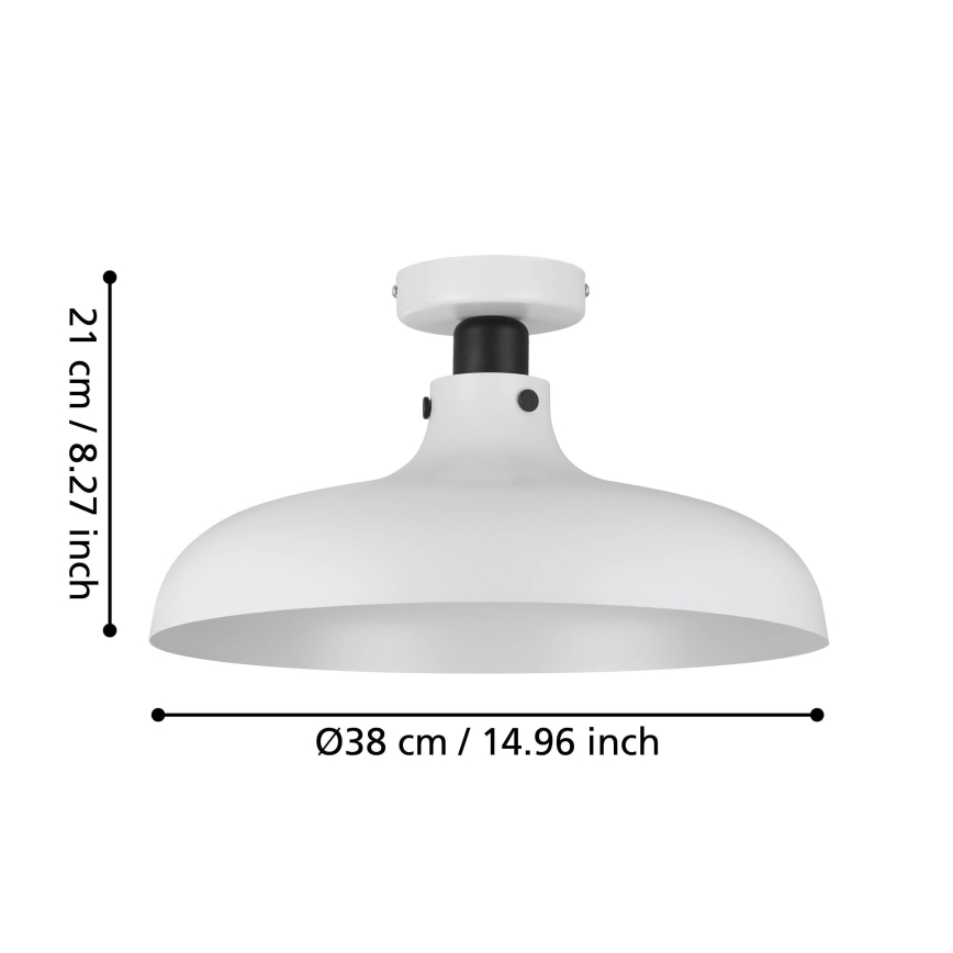 Eglo - Plafondlamp 1xE27/40W/230V