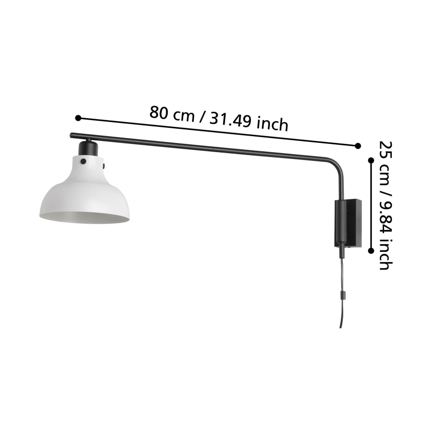 Eglo - Wandlamp 1xE27/40W/230V