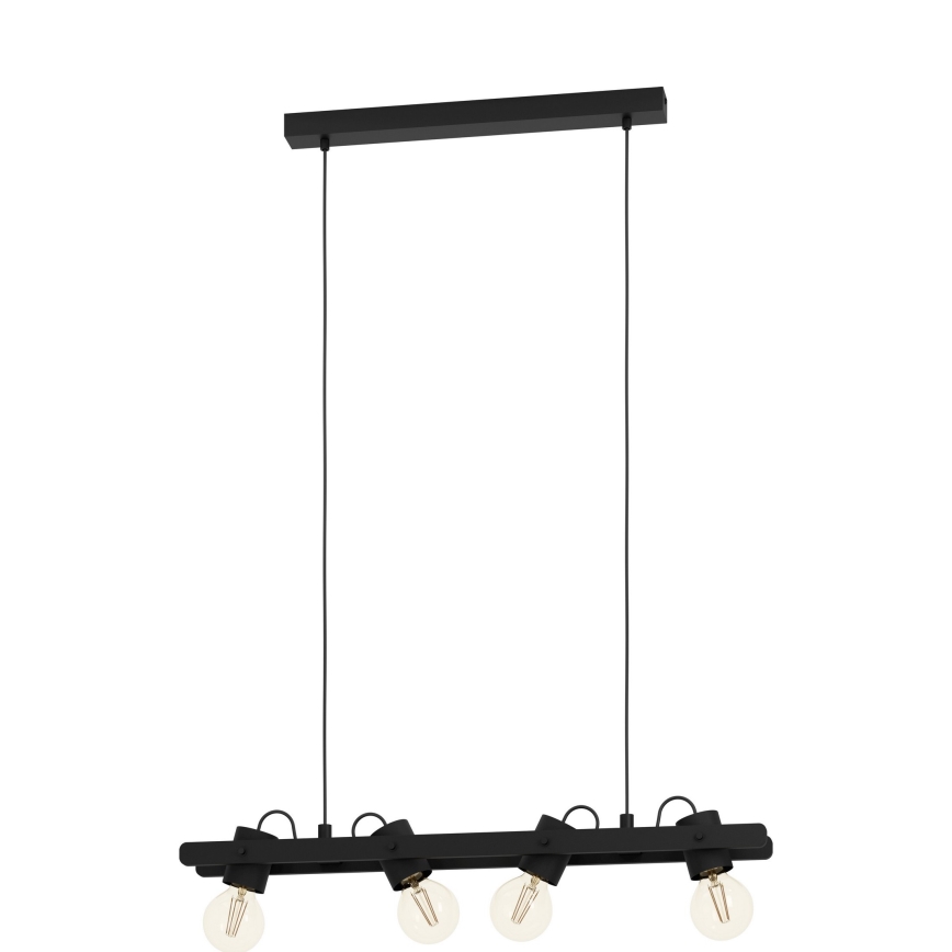 Eglo - Hanglamp aan een koord 4xE27/15W/230V