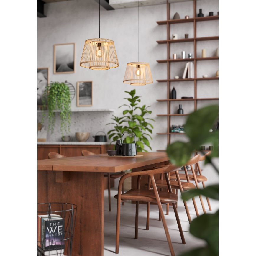 Eglo 43852 - Hanglamp aan een koord HYKEHAM 1xE27/40W/230V
