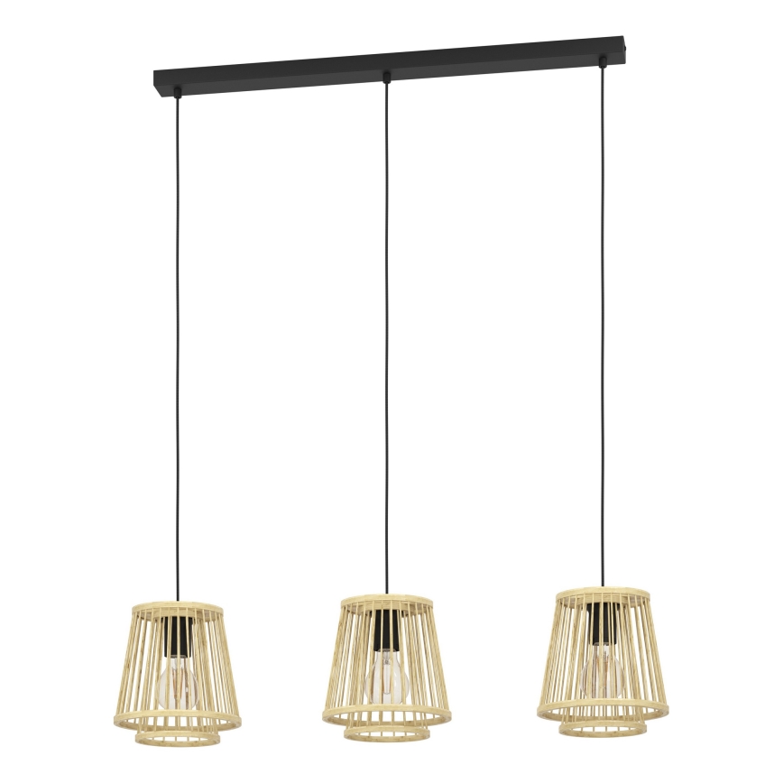 Eglo - Hanglamp aan een koord 3xE27/40W/230V