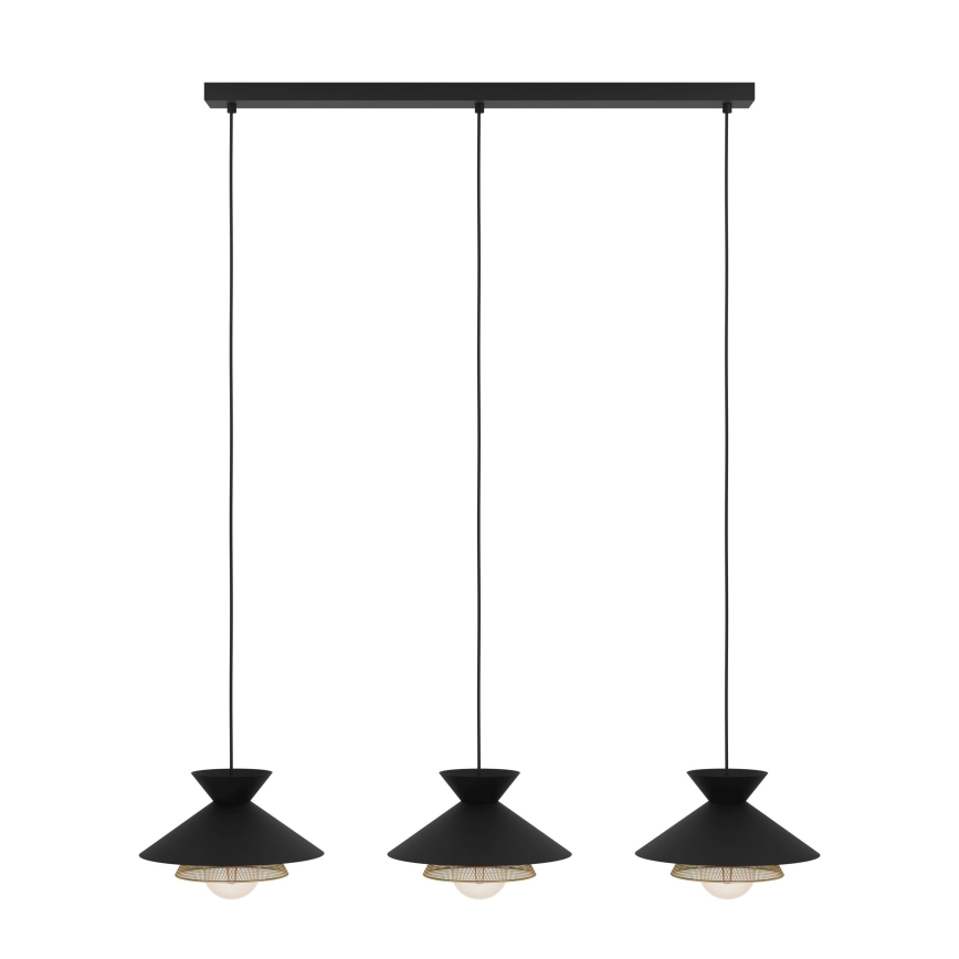 Eglo - Hanglamp aan een koord 3xE27/40W/230V