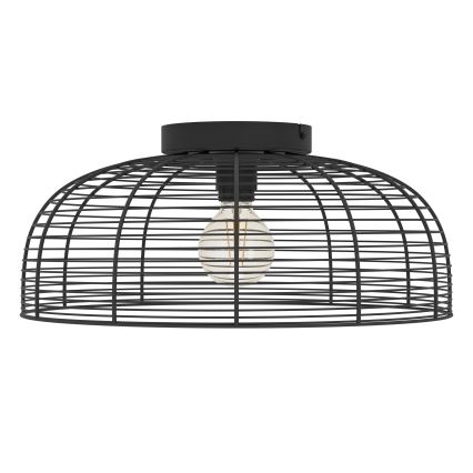 Eglo - Plafondlamp 1xE27/40W/230V zwart
