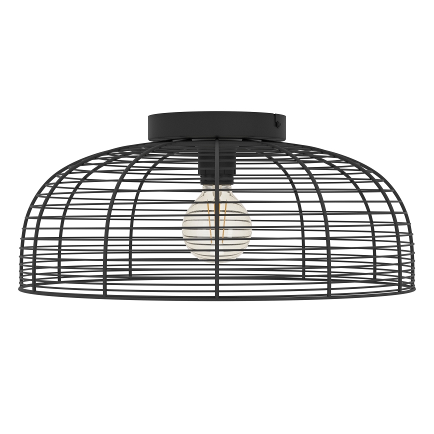 Eglo - Plafondlamp 1xE27/40W/230V zwart