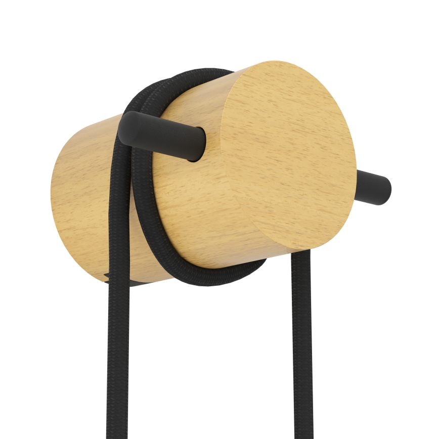 Eglo - Wandlamp 1xE27/13W/230V zwart/beige