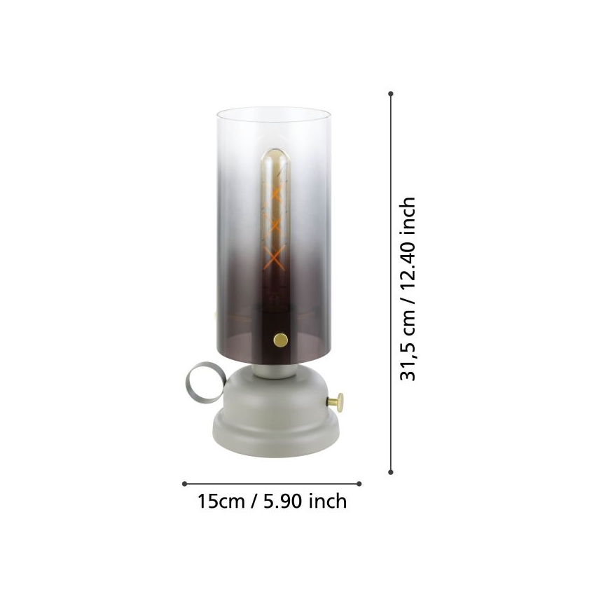 Eglo - Lampe de table 1xE27/40W/230V