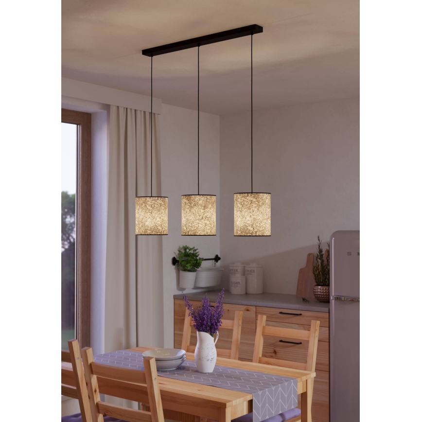 Eglo - Hanglamp aan een koord 3xE27/25W/230V