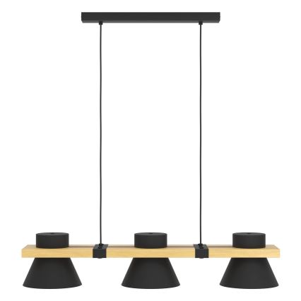 Eglo - Hanglamp aan een koord 3xE27/15W/230V