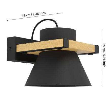 Eglo - Wandlamp 1xE27/15W/230V