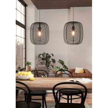 Eglo - Hanglamp aan een koord 2xE27/40W/230V