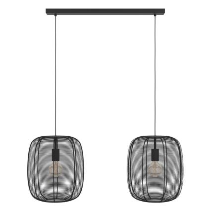 Eglo - Hanglamp aan een koord 2xE27/40W/230V