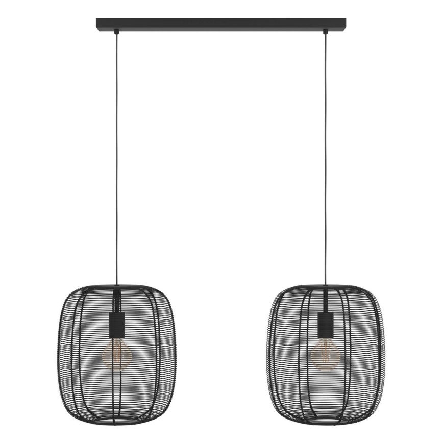 Eglo - Hanglamp aan een koord 2xE27/40W/230V