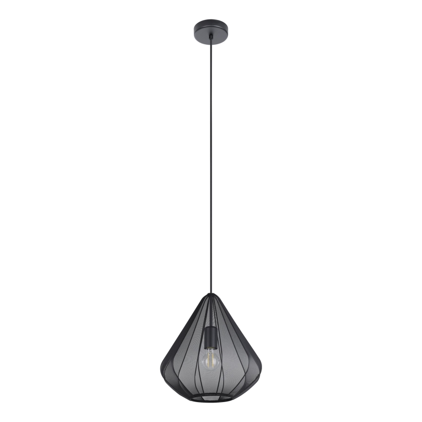 Eglo - Hanglamp aan een koord 1xE27/40W/230V diameter 33,5 cm zwart