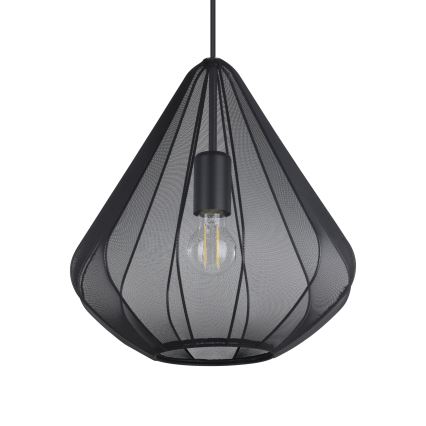 Eglo - Hanglamp aan een koord 1xE27/40W/230V diameter 33,5 cm zwart