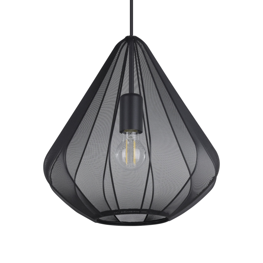 Eglo - Hanglamp aan een koord 1xE27/40W/230V diameter 33,5 cm zwart