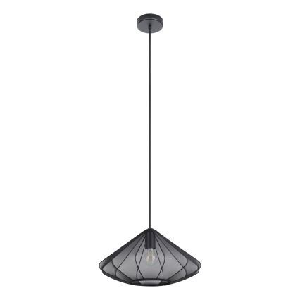 Eglo - Hanglamp aan een koord 1xE27/40W/230V diameter 42,5 cm zwart