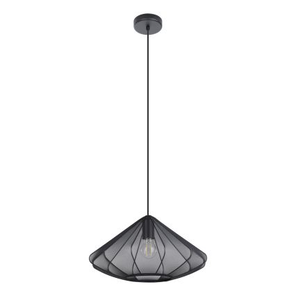 Eglo - Hanglamp aan een koord 1xE27/40W/230V diameter 42,5 cm zwart