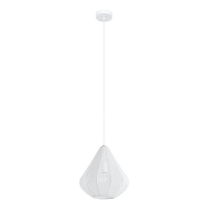 Eglo - Hanglamp aan een koord 1xE27/40W/230V diameter 33,5 cm wit