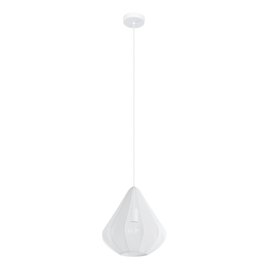 Eglo - Hanglamp aan een koord 1xE27/40W/230V diameter 33,5 cm wit