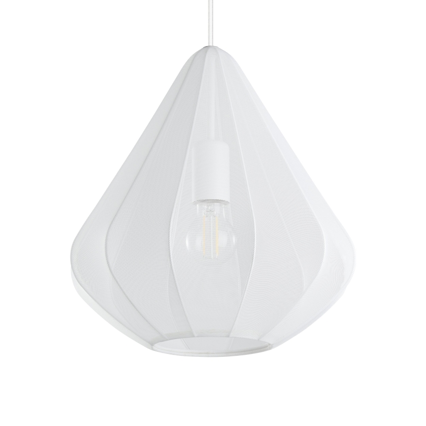 Eglo - Hanglamp aan een koord 1xE27/40W/230V diameter 33,5 cm wit
