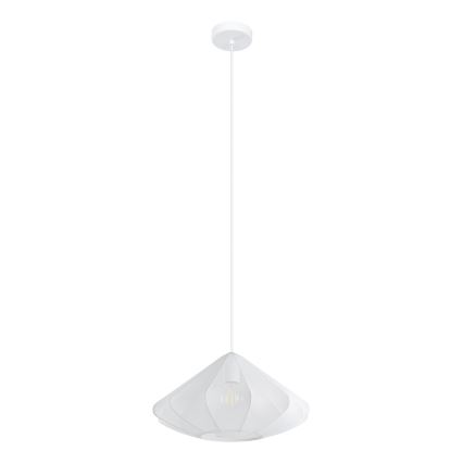 Eglo - Hanglamp aan een koord 1xE27/40W/230V diameter 42,5 cm wit