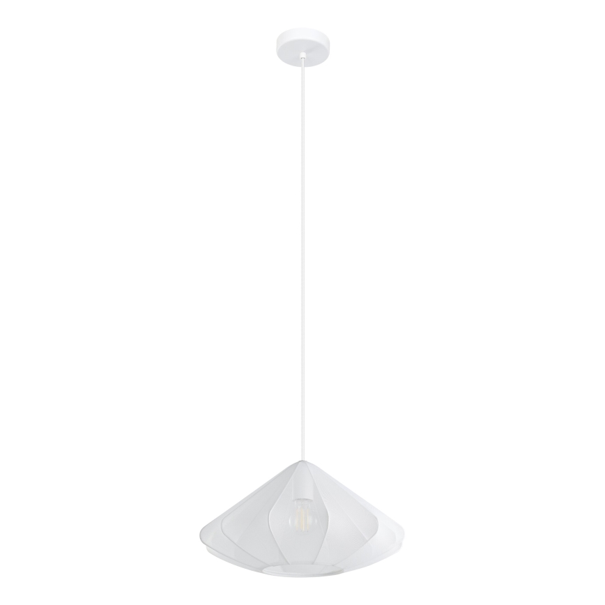 Eglo - Hanglamp aan een koord 1xE27/40W/230V diameter 42,5 cm wit