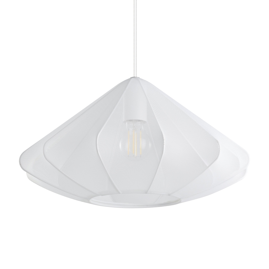 Eglo - Hanglamp aan een koord 1xE27/40W/230V diameter 42,5 cm wit