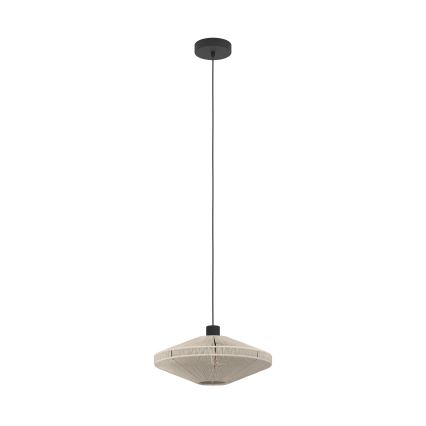 Eglo - Suspension sur câble 1xE27/40W/230V crème