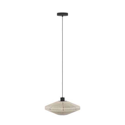Eglo - Suspension sur câble 1xE27/40W/230V crème